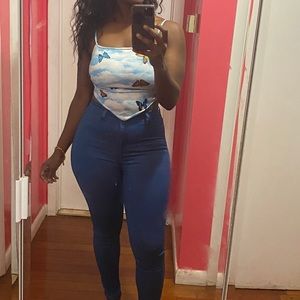 High Waist Skinny Jeans